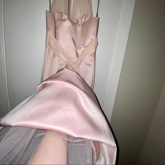 David’a Bridal Satin Empire Waist Ball Gown - Picture 7 of 9